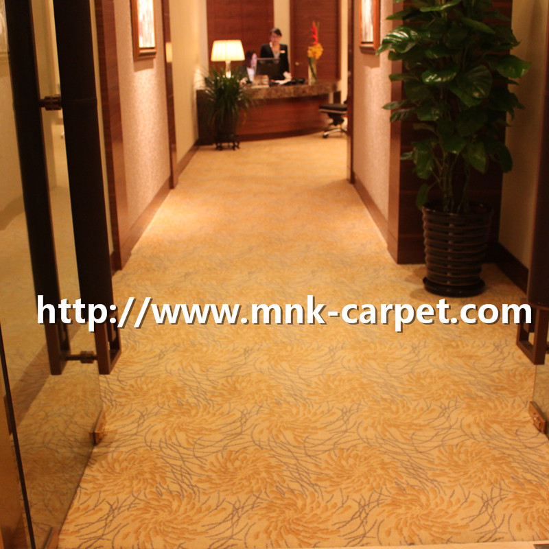 MNK Wall To Wall Carpet Hotel Lobby Axminster Carpet