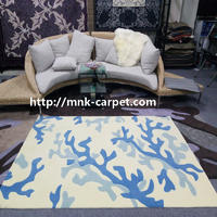 MNK Nylon Printed Carpet Modern Living Room Decoration
