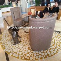 MNK Round Pattern Carpet Lounge Room Rug