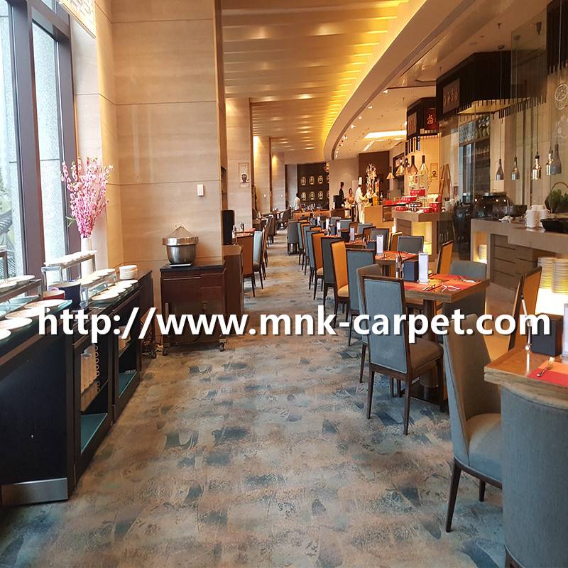 MNK Fashion Design and Quality Axminster Carpet For Restaurant