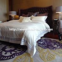 MNK Custom Pattern Bedroom Rug Handmade Carpet Simple Design